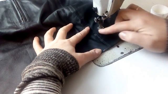 Как укоротить кожаную юбку. смотреть онлайн