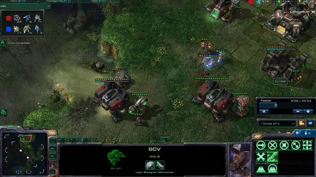 StarCraft 2 Crota vs Lojo on Lost Temple High Quality HD Part 1 смотреть онлайн