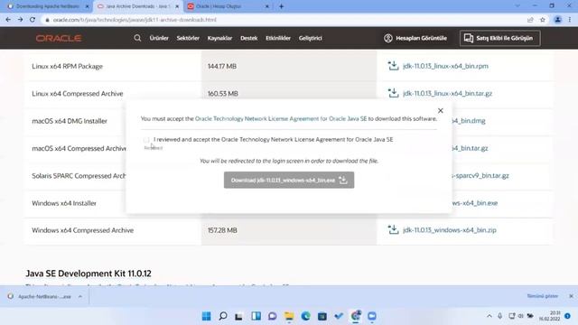 Netbeans 12.6 ve JDK 11 kurulumu / İlk program смотреть онлайн