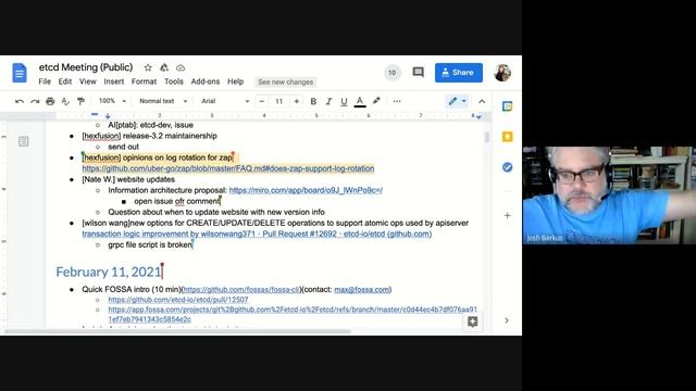 etcd meeting March 11 2021 смотреть онлайн