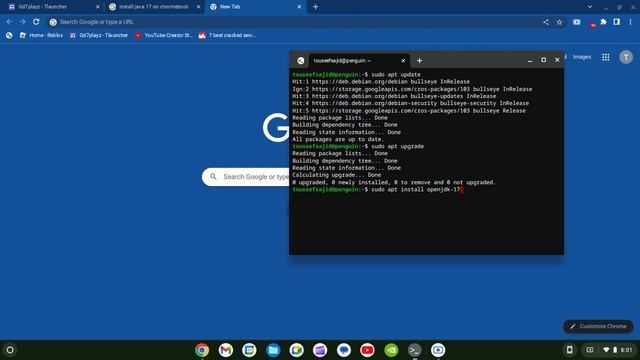 Install java 17 On Chromebook (No Downloads) смотреть онлайн