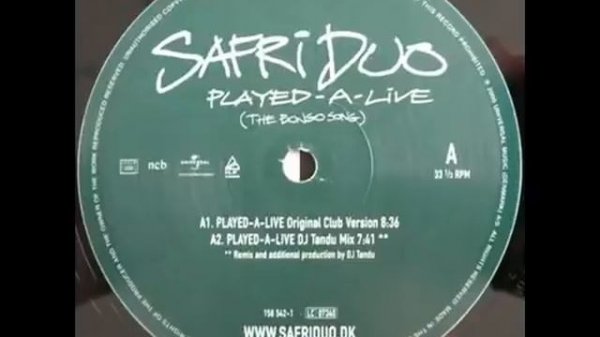 Safri Duo - Played A Live [Original Club Mix]