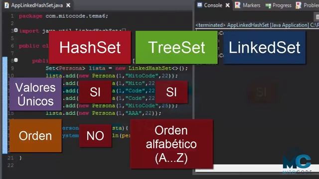 Tutorial Java 7 SE Avanzado - 15 LinkedHashSet смотреть онлайн