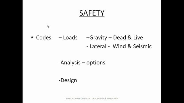 Introduction on Structural Designing & STAAD.Pro 2007 смотреть онлайн