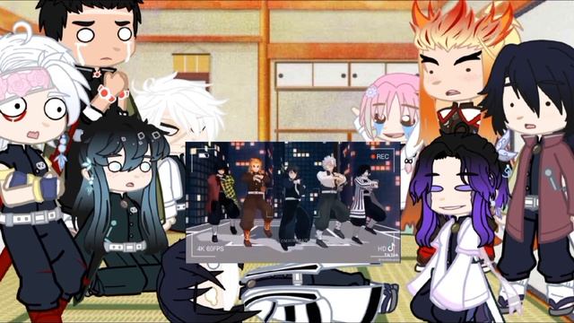 || Hashira's reaction to Tanjiro and his friends/Реакция Хашира на Танжиро и его друзей [7:?]?|| смотреть онлайн