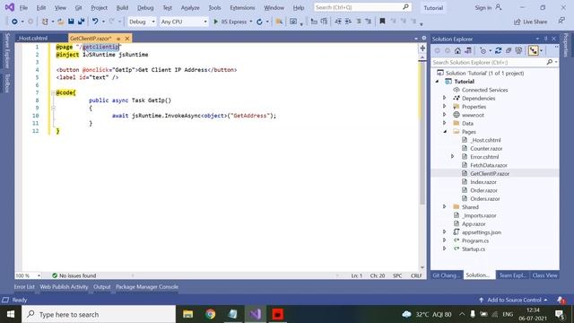 How to get Client IP Address in Blazor Server Application смотреть онлайн