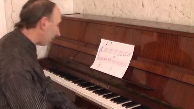 пианино урок 2 запись нот - Семен Гиршвальд смотреть онлайн