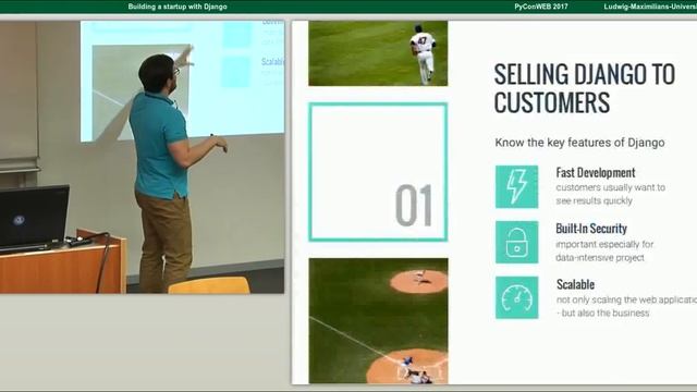 Michael Schilonka - Building a startup with Django смотреть онлайн
