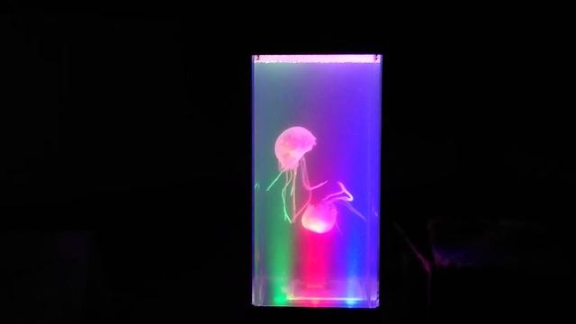 Лампа декорация с плавающими медузами (Jellyfish Tank) смотреть онлайн