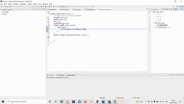 Static inner class in Java Tamil by EK Nested inner class #java #placements #coding смотреть онлайн