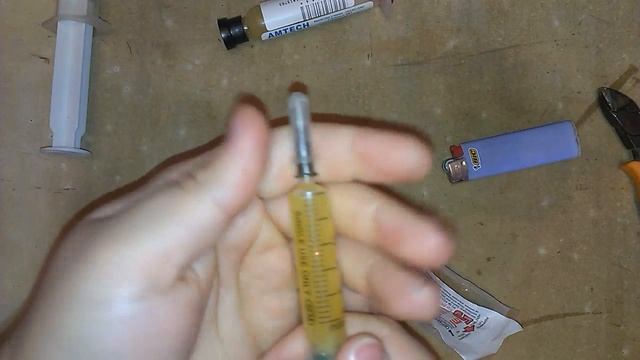 Способ изготовления шприца для флюса (жира) смотреть онлайн