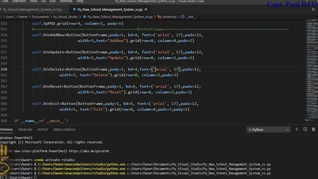 How to Create School Management System with MySQL using Python in Visual Studio Code - Part 2 of 4 смотреть онлайн