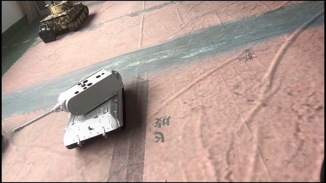 Hooben 1/16 E100 With Porsche Turret RC Metal Tank Function Test смотреть онлайн