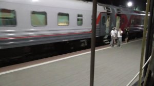 поезд №305 Сухум-Москва. Прибытие на ст Краснодар