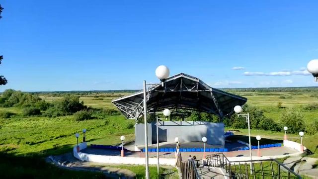 Красивая местность в окрестностях старинного городка Чечерск. смотреть онлайн