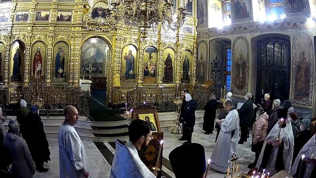 25.2.22 Вечерня и утреня. Родительская суббота. Прп. Мартиниана. Прп. Симеона Мироточивого смотреть онлайн