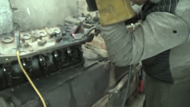 Варим блок двигателя 1jzge Vvti .