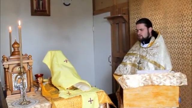 Литургия в храме Вознесения Господня д.Бугачёво 20.07.2013 смотреть онлайн
