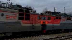 2ТЭ25Км - 0307 с ВЛ80.