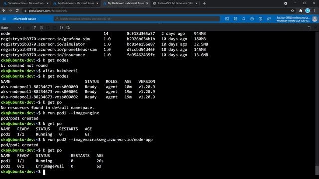 04 AKS - Azure Container Registry (ACR) Handshake смотреть онлайн