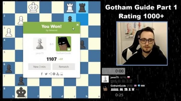 Gotham Chess Guide Part 1: 1000+ | FREE PIECES GALORE!