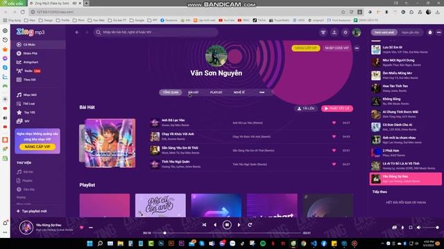 Lập Trình Web (From F8): Clone Lại Web ZingMp3 (html+css+js Thuần)
