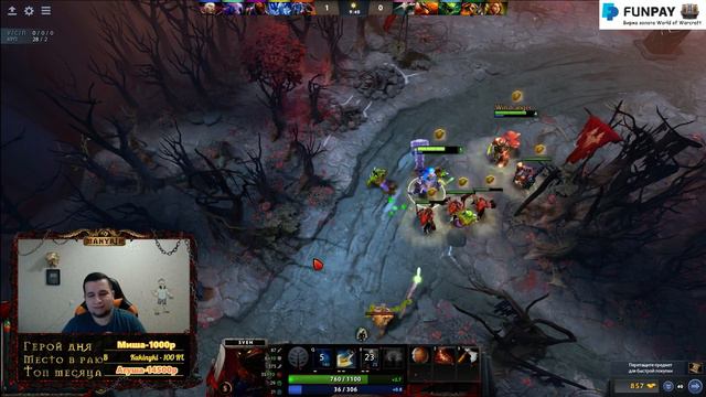 Неделя страданий / День 6, часть 2 (Манурин в Dota 2) Стрим 14.09.2017 смотреть онлайн