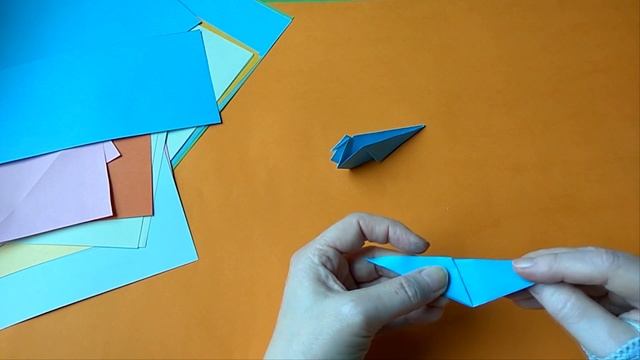 Голубь сидящий оригами как сделать голубя из бумаги . смотреть онлайн