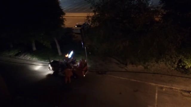 Как делают разметку. Разметочная машина. смотреть онлайн