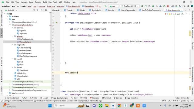 6. Follow & UnFollow & App Demo |Instagram Clone| Kotlin |Firebase| смотреть онлайн