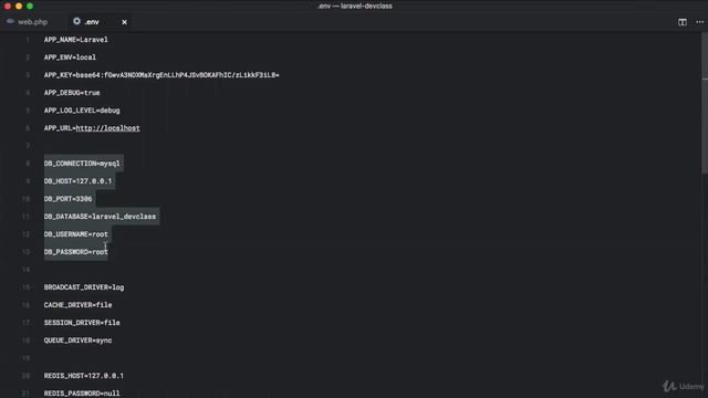 Laravel 5.5#08 - Entendendo o arquivo .env смотреть онлайн