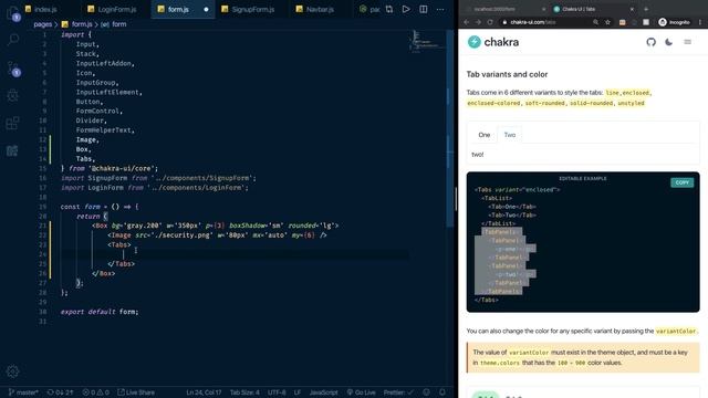 04- Building the form page - Chakra-ui mini course смотреть онлайн