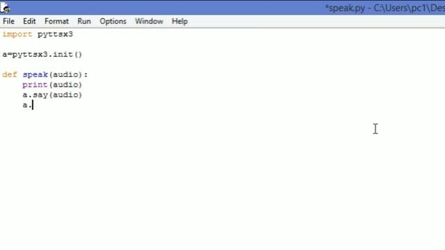 Convert Text to Speech in Python |How to convert text to speech using python|pyttsx python 3 смотреть онлайн