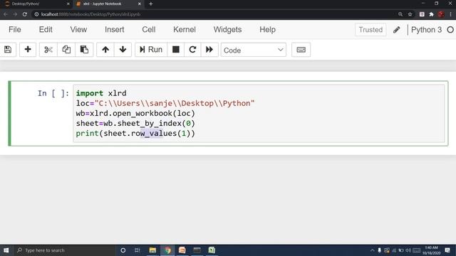 #59 Python xlrd Module | Read Excel File смотреть онлайн