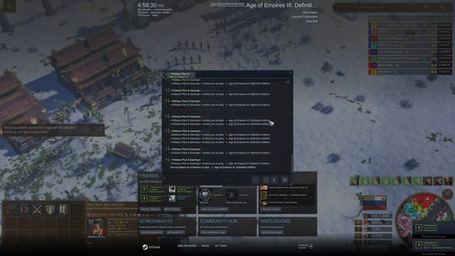 AoE3DE - 4v4 MASSIVE BATTLES | Multiplayer Gameplay смотреть онлайн