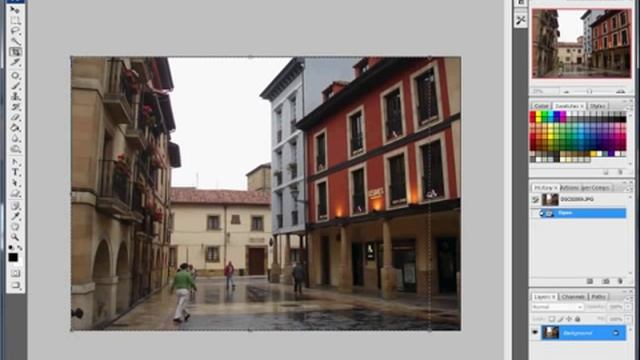 Adobe Photoshop Tutorial - Cropping to correct perspective lean смотреть онлайн