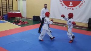 Тхэквондо девочки 7-8 лет финал. Мурманск