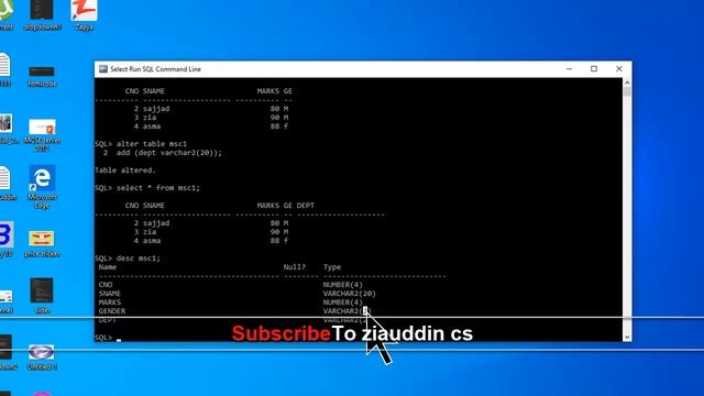 How to use Alter Commands in Oracle SQL Class 8 смотреть онлайн