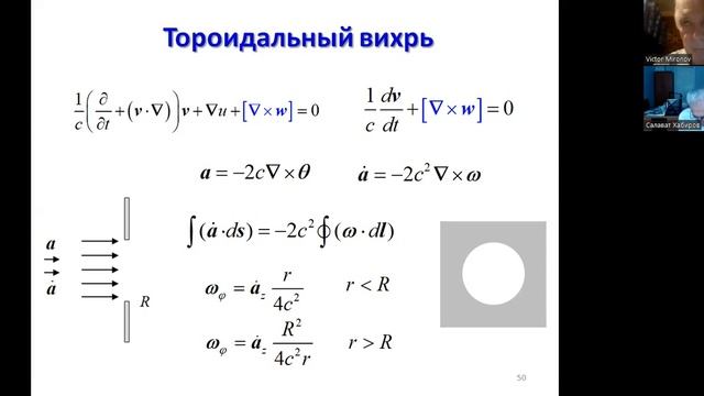 Мироновы 02 11 2023 Седеонное обобщение уравнений гидродинамики. смотреть онлайн
