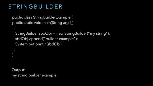 difference between String and StringBuffer and StringBuilder смотреть онлайн