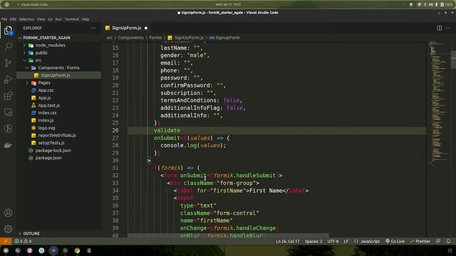 React Formik Tutorial Part-2 - Formik and Yup Validation in React JS | Yup Validation React смотреть онлайн