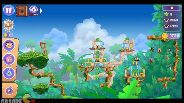Angry Birds Stella - Unlocked ALL Piggies Golden Map Walkthrough Part 49 смотреть онлайн