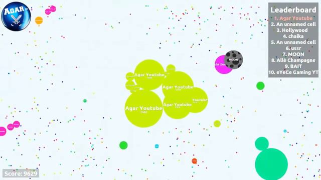 Agar io Сегодняшний Геймплей 22 06 2015 10600 ★ Топ-Лист ★ смотреть онлайн