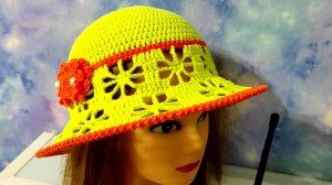 ПАНАМА, ШЛЯПА крючком. Подробное видео для начинающих.