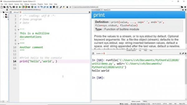 Features of Python's print() Function