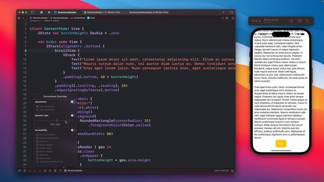 How to get a view size in SwiftUI смотреть онлайн