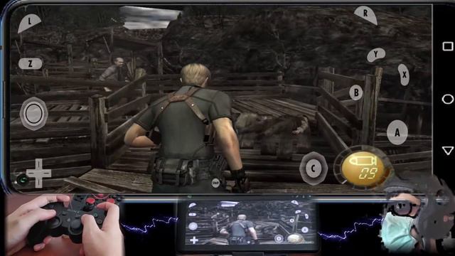 THESE GUYS ARE NOT HAPPY - RESIDENT EVIL 4 ANDROID IOS GAMEPAD Ps3 Ps4 CONTROLLER (Dolphin Gamecube смотреть онлайн