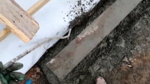 Фундамент под откатные ворота  проем 5 метров