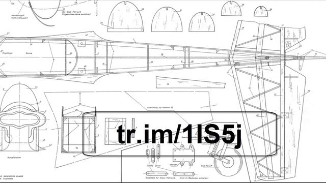 Чертежи мото планера Fournier RF-4D # 83 смотреть онлайн