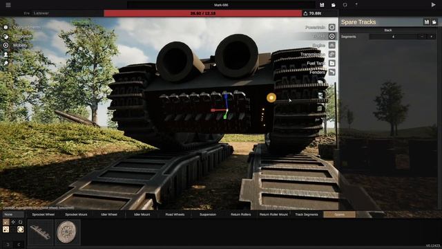 I BUILT A TANK WITH GIANT CANNONS IN IT In Sprocket Tank Game! смотреть онлайн